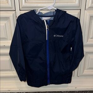 Columbia Blue Hooded Zip Up w/ Pockets